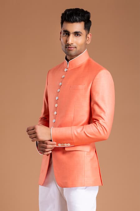 Rohit Kamra Jaipur Linen Bandhgala 