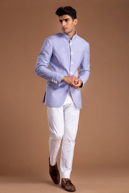 Rohit Kamra Jaipur Linen Bandhgala 