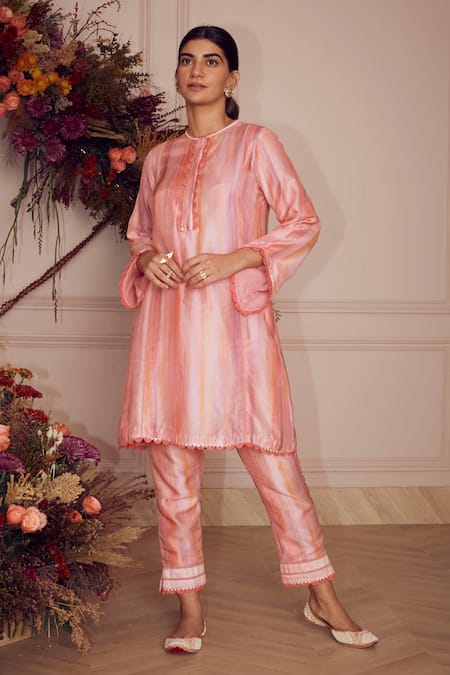 Ridhi Mehra Tionna Silk Kurta & Pant Set 