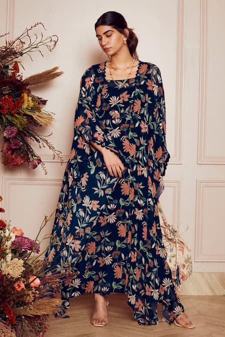 Ridhi Mehra Corrie Floral Print Kaftan 