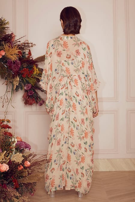 Ridhi Mehra Kahlia Floral Print Kaftan 