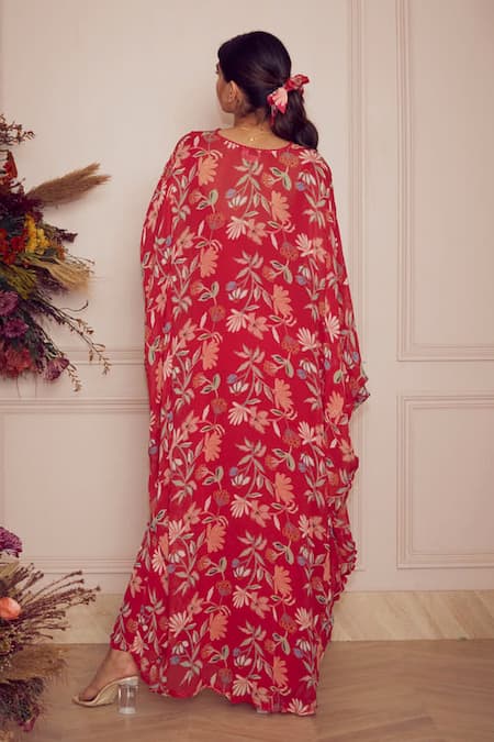 Ridhi Mehra Devora Floral Print Kaftan 