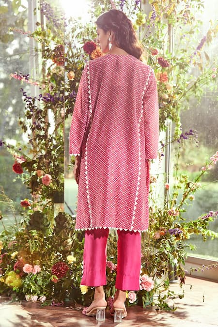 Ridhi Mehra Chanderi Kurta & Pant Set 