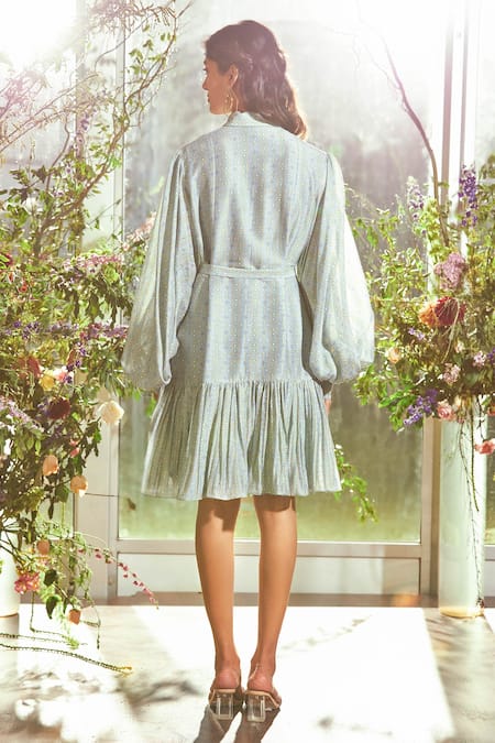 Ridhi Mehra Chanderi Printed Dress 