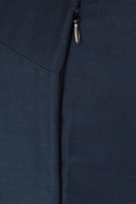 Shop_Khwaab By Sanjana Lakhani_Blue Muslin Embellished Anarkali With Dupatta_Online_at_Aza_Fashions