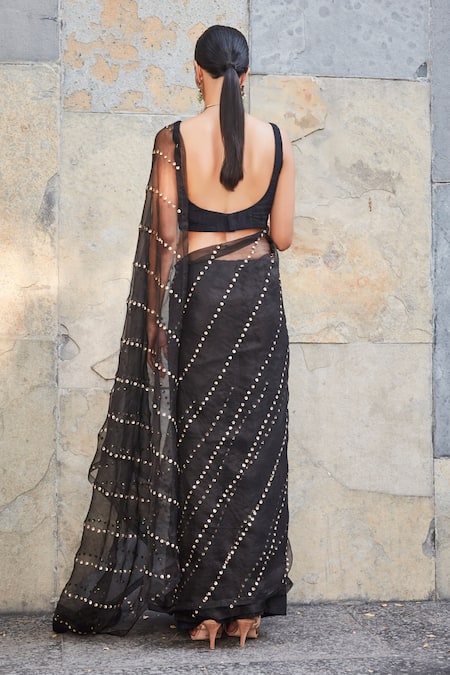 Ranian Embroidered Saree With Blouse 