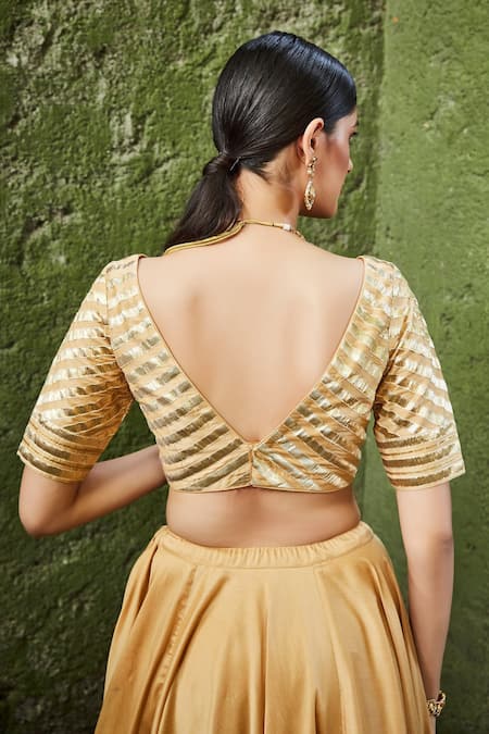 Ranian Gota Embroidered Lehenga Set 