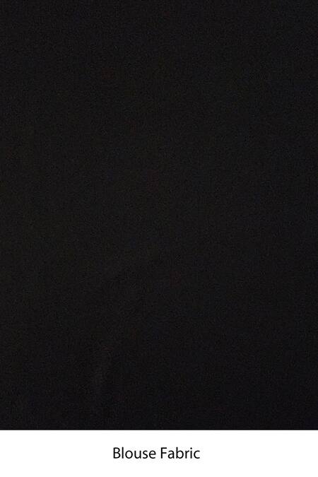 Buy_Rimi Nayak_Black Georgette Embroidery Assorted Floral Print Saree _Online_at_Aza_Fashions