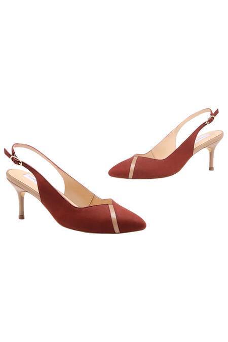 Buy_Oceedee_Red Rosa Pointed Toe Pumps_Online_at_Aza_Fashions