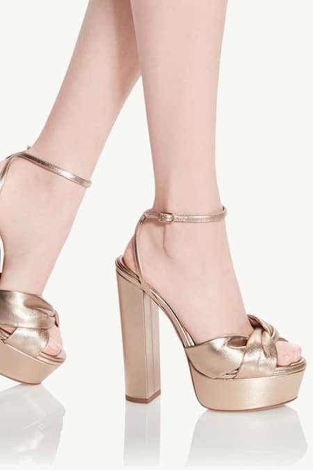 Ali Rose Gold Heels — Shoes by Alexandria Brandao