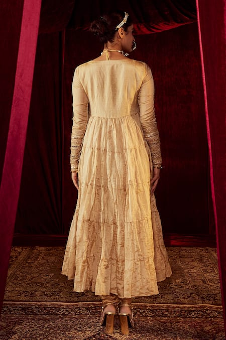 Roze Sahiba Tiered Anarkali Set 