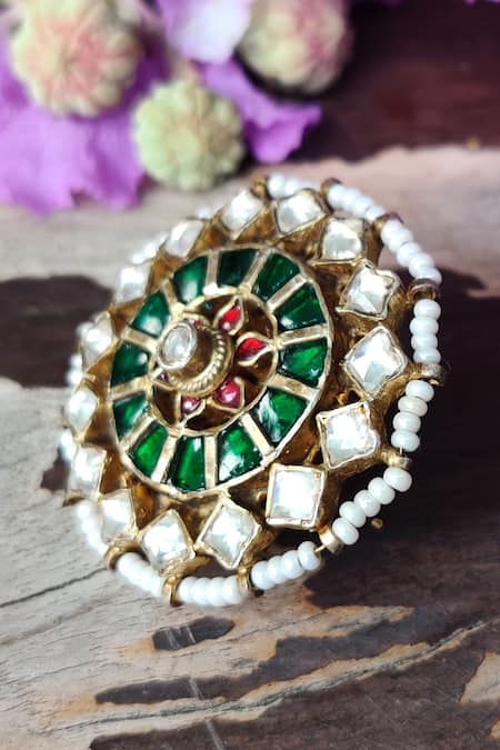 Riana Jewellery Floral Stone Ring Single Pc 