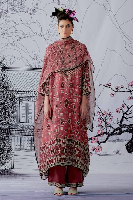 Rajdeep Ranawat Zeynep Printed Kurta Set 