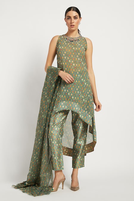 Rabani & Rakha Dalia High Low Kurta Set 