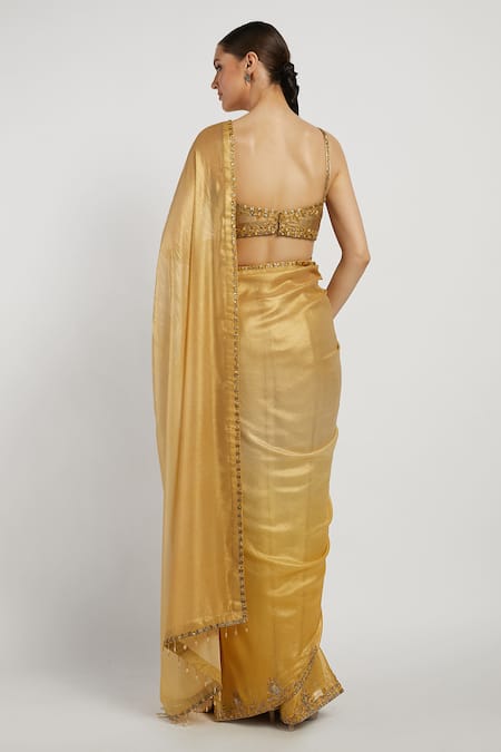 Rabani & Rakha Zaynab Shimmer Saree with Blouse 