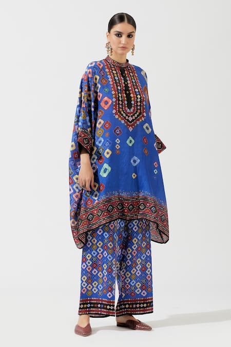 Rajdeep Ranawat Silk Printed Tunic 