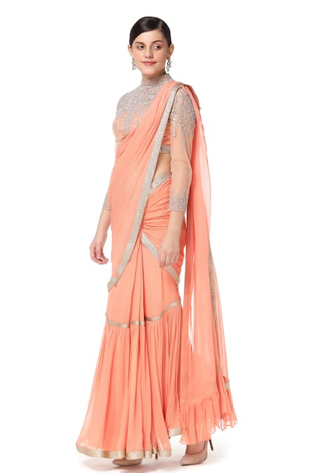 Rabani & Rakha Tiered Lehenga Saree 