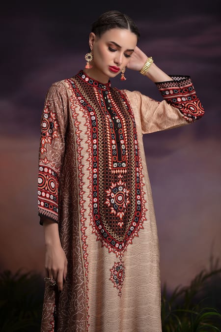 Rajdeep Ranawat Zeynep Silk Printed Tunic 