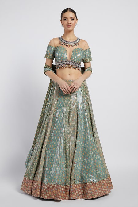 Rabani & Rakha Rabia Printed Lehenga Set 