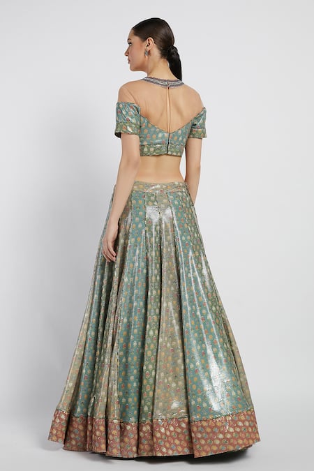 Rabani & Rakha Rabia Printed Lehenga Set 
