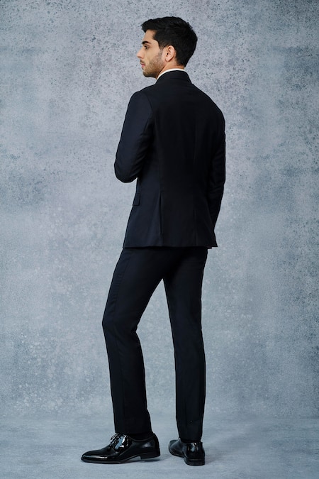 Raghavendra Rathore Jodhpur Wool Bandhgala 