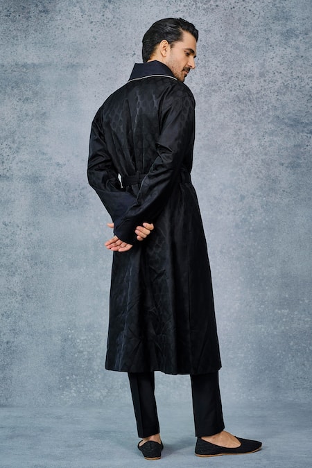 Raghavendra Rathore Jodhpur Shawl Collar Robe 