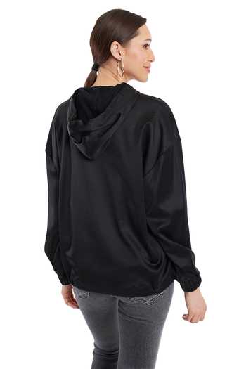 Shop_Rocky Star_Black Satin Bomber Jacket_Online_at_Aza_Fashions