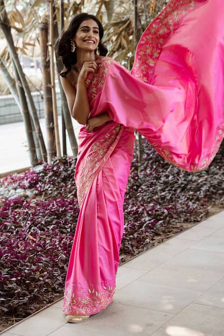Embroidered Designer Paper Silk Saree, Length: 6.3 m at Rs 799 in Surat