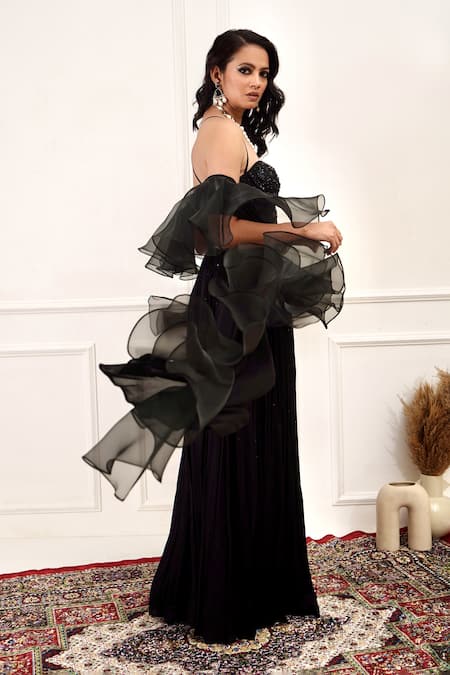 Rashika Sharma Evaa Embroidered Corset Lehenga Set 