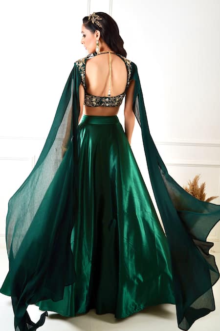 Rashika Sharma Meera Satin Lehenga & Blouse Set 