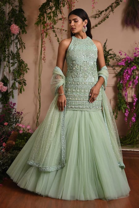 NEW-MUSLIM-BRIDAL LONG-KURTA, LEHENGA Embellished in crystal| Alibaba.com
