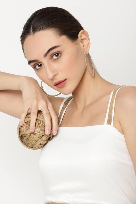 Shop_Musal_Ivory Viscose Moss Satin Straight Zinfandel Tube Top And Pant Set_Online_at_Aza_Fashions