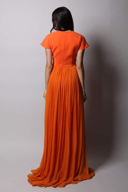 Swatee Singh Georgette Flared Gown 