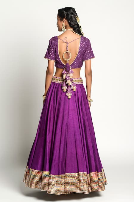 Shop Rishi and Vibhuti Beige Net, Chanderi, Dupion V Neck Shringhar Embroidered Lehenga Set at Aza Fashions Shop_Rishi and Vibhuti_Beige Net, Chanderi, Dupion V Neck Shringhar Embroidered Lehenga Set _at_Aza_Fashions