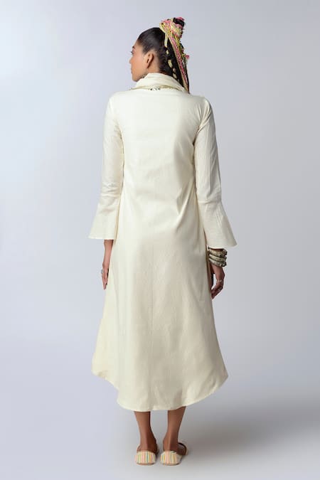 Rishi and Vibhuti Organic Cotton Midi Dress 