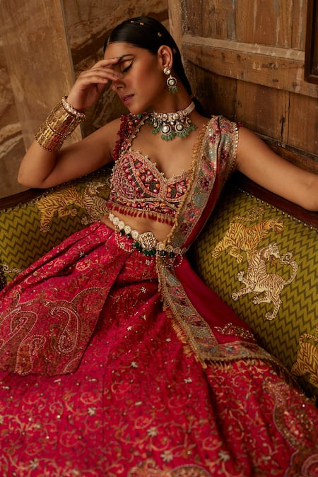 Jamawar 2024 lehenga choli