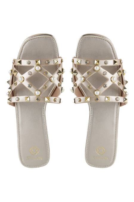 Rebecca Minkoff Georgina Studded Gladiator Sandals | Bloomingdale's