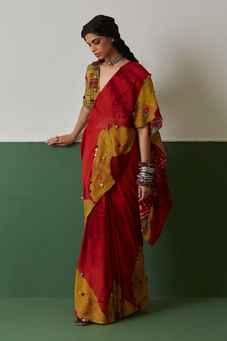 Medha Tie Dyed Saree 