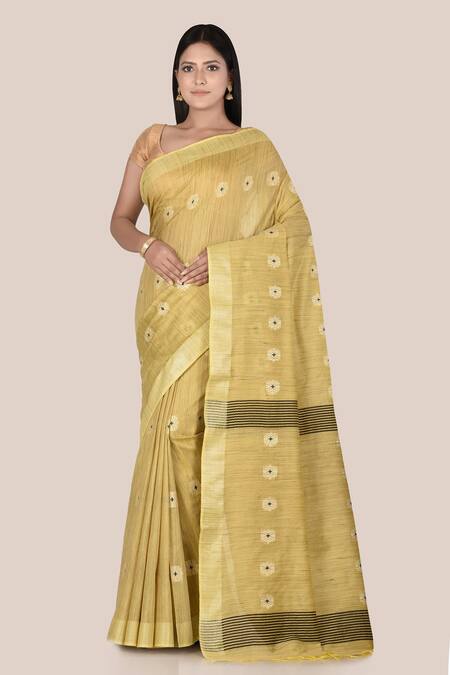 Buy Craft Mania Women's Bhagalpuri Handloom Tussar Ghicha Silk Two Dye Saree  Premium Ethnic Wear with Running Unstitched Blouse Piece_Free  Size_(CM_10896_Green & Cyan) at Amazon.in