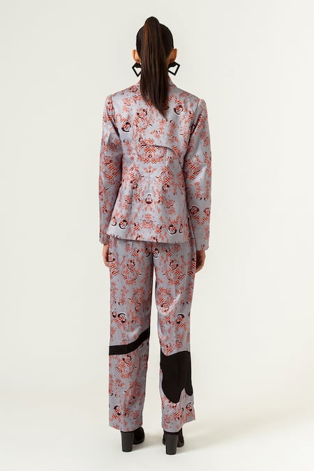 Siddhant Agrawal Printed Blazer 