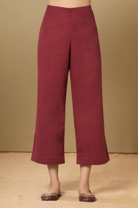 Shop_Sagaa By Vanita_Yellow Ajrakh Embroidery Round Anarkali Set _Online_at_Aza_Fashions