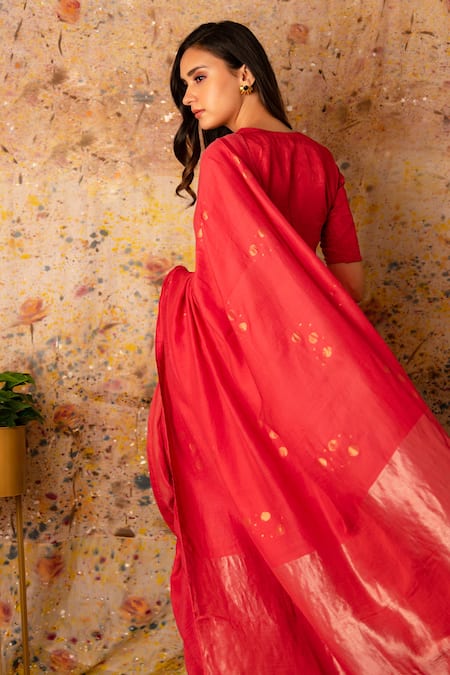 Vaani Beswal Saanjh Zari Silk Jamdani Saree 