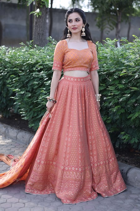 Safaa Azmat Chikankari Bridal Lehenga Set 