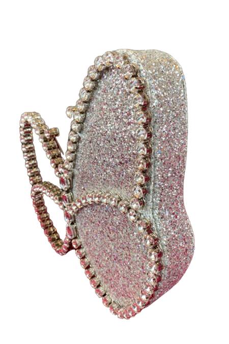Shop_Oceana Clutches_Silver Studs, Crystals Butterfly Embellished Clutch _at_Aza_Fashions