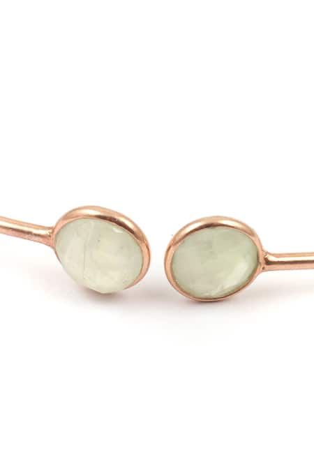 Buy_Sangeeta Boochra_Silver Plated Stones Top Adjustable Bracelet _Online_at_Aza_Fashions