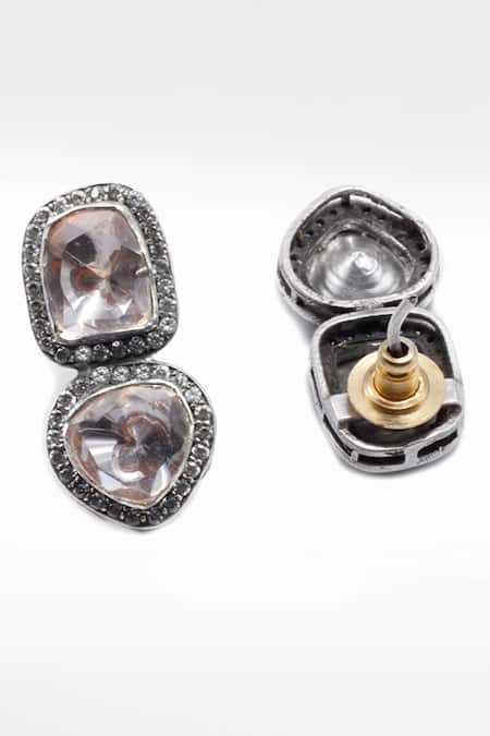 Sangeeta Boochra X Deme Nahal Moissanite Dangler Earrings 