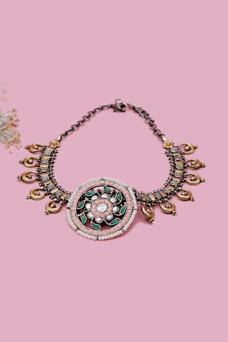 Sangeeta Boochra X Deme Afsarara Kundan Necklace 