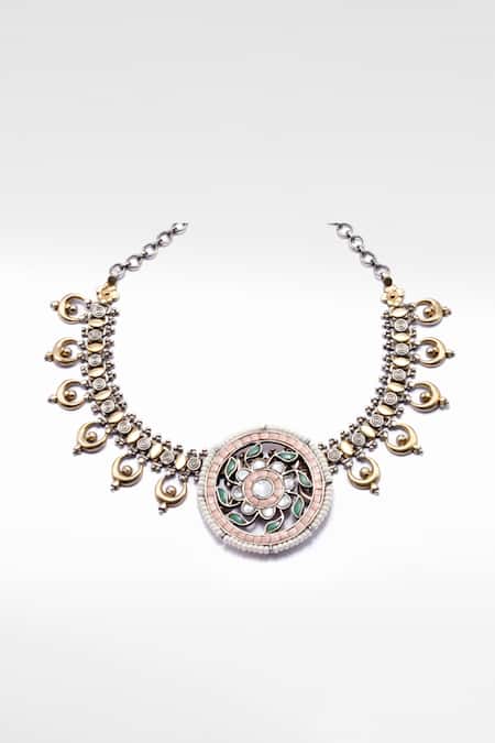 Sangeeta Boochra X Deme Afsarara Kundan Necklace 