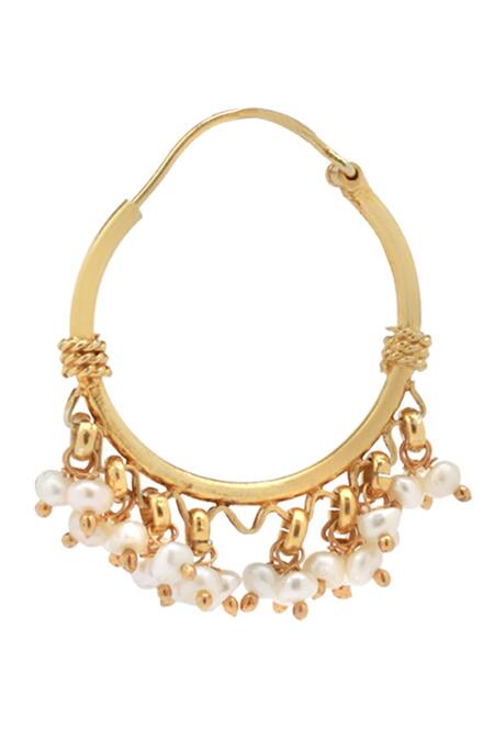 Buy Sangeeta Boochra Gold Plated Beads Drop Dangler Earrings Online at Aza Fashions Buy_Sangeeta Boochra_Gold Plated Beads Drop Dangler Earrings _Online_at_Aza_Fashions