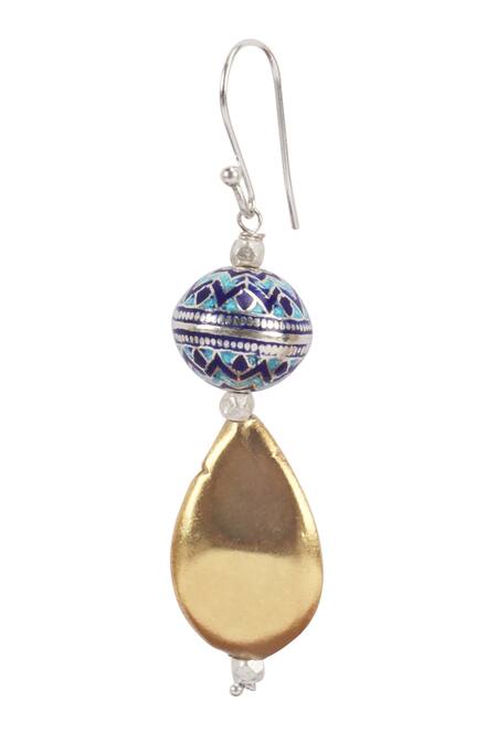 Buy_Sangeeta Boochra_Silver Plated Handcrafted Drops _Online_at_Aza_Fashions